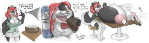 Rating: Questionable Score: 0 Tags: anthro big_breasts bodily_fluids breast_expansion breasts cake canid canine canis clothing dessert domestic_dog e621 english_text expansion female food foxey_(artist) hair hand_on_hip hat headgear headwear hi_res huge_breasts hyper hyper_breasts lactating mammal medicine milk mina_(spyingredfox) nipples nurse nurse_clothing nurse_uniform red_hair solo tail text uniform User: bunchy7s