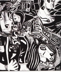 Rating: Questionable Score: 0 Tags: abstract_art anthro black_and_white breasts canid canine e621 female fox group mammal monochrome surrealism traditional_media_(artwork) wolfice User: bunchy7s Rating: Questionable Score: 0 Tags: abstract_art anthro black_and_white breasts canid canine e621 female fox group mammal monochrome surrealism traditional_media_(artwork) wolfice User: bunchy7s