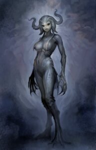 Rating: Questionable Score: 0 Tags: 4_toes alien black_eyes breasts claws douzen e621 feet female front_view grey_background grey_body hi_res looking_at_viewer membrane_(anatomy) monster monster_girl_(genre) navel nude pseudo_hair simple_background solo standing tentacle_hair tentacles toes webbed_hands User: bunchy7s