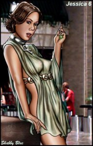 Rating: Explicit Score: 0 Tags: 1girls ankh ankh_necklace ankh_pendant breasts collar female jessica_6 leaning_on_object logans_run metal_collar nipples_visible_through_clothing no_panties parted_lips partially_clothed pubic_hair rule34 see-through_clothing shabby_blue User: bunchy7s