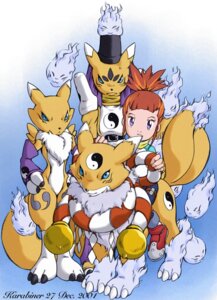 Rating: Safe Score: 0 Tags: 2001 :3 anthro armwear bandai_namco black_sclera blue_eyes canid canine chest_tuft chibi clothing digimon digimon_(species) e621 elbow_gloves facial_markings female feral fur gloves group hair handwear head_markings human karabiner kyubimon looking_at_viewer mammal markings multi_tail purple_eyes red_hair renamon riding rika_nonaka tail taomon tuft white_body white_fur yellow_body yellow_fur yin_yang User: bunchy7s