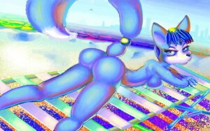 Rating: Questionable Score: 0 Tags: anthro arwing beach blue_body blue_fur blue_hair butt canid canine chair city e621 eyelashes female fox fur furniture hair hi_res krystal_(star_fox) lounge_chair mammal nintendo nude nude_beach outside seaside seppuku_(artist) solo star_fox tail white_body white_fur User: bunchy7s