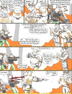 Rating: Explicit Score: 0 Tags: anthro antlers arrow_(weapon) axe blood bodily_fluids bovid bovine comic crossbow death decapitation deer dialogue dio_(reiger) e621 english_text european_mythology greek_mythology group horn humor hyena jewelry killing kowa_(reiger) male male_death mammal melee_weapon minotaur moose mythology necklace new_world_deer nipples overweight plant profanity ranged_weapon reiger severed_body_part severed_head slightly_chubby snuff spotted_hyena tail text tree weapon wood wounded User: bunchy7s