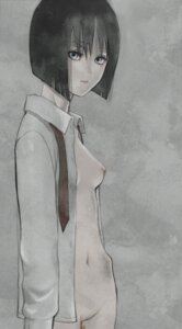 Rating: Questionable Score: 0 Tags: black_hair blue_eyes bob_cut breasts clothing face female kusanagi_suito navel necktie nipples nude open_clothes open_shirt pussy rule34 shirt solo the_sky_crawlers uncensored User: bunchy7s