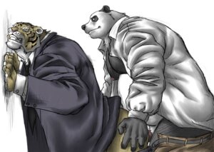 Rating: Explicit Score: 0 Tags: against_surface against_wall anal anal_penetration anthro anthro_on_anthro bear belly big_belly bomb_(artist) bottomless bottomless_male bottomwear bottomwear_down butt butt_grab clenched_teeth clothed clothed_sex clothing duo e621 ears_back fangs felid genitals giant_panda hand_on_butt looking_at_another looking_back looking_pleasured male male/male male_penetrated male_penetrating male_penetrating_male mammal moobs musclegut muscular nipples open_bottomwear open_clothing open_pants open_shirt open_topwear overweight pantherine pants pants_down partially_clothed penetration penis pivoted_ears sex shirt simple_background slightly_chubby suit teeth thrusting tiger topwear white_background User: bunchy7s