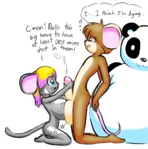 Rating: Explicit Score: 0 Tags: after_orgasm_torture anthro balls big_balls big_breasts blue_eyes bodily_fluids breasts cum cum_on_breasts cum_on_leg cumshot dominant dominant_female draining duo e621 ejaculation emptying_balls english_text erection female genital_fluids genitals gentle_femdom handjob house_mouse huge_balls huge_breasts humanoid_genitalia humanoid_penis hyper hyper_balls hyper_genitalia male male/female mammal messy milkie milkie_souris mouse multiple_orgasms murid murine natalie_moretti no_cum_left norithics orgasm overstimulation penile penis rodent sex star submissive submissive_male text User: bunchy7s