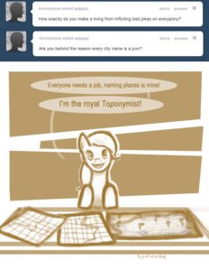 Rating: Safe Score: 0 Tags: 2012 ask_pun clorin_spats comic dialogue e621 earth_pony english_text equid equine fan_character female feral hasbro horse looking_at_viewer mammal map my_little_pony pony pun_pony text toponymy tumblr User: bunchy7s