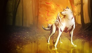 Rating: Safe Score: 0 Tags: amaterasu_(okami) ambiguous_gender canid canine canis capcom clover_studio deity detailed_background digitigrade e621 feral fire forest fur hi_res mammal nature okami_(capcom) outside paws plant pond quadruped rafaelburigo reflection restricted_palette solo tail tree water white_body white_fur wolf wood User: bunchy7s