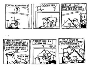 Rating: Explicit Score: 0 Tags: 1girls 2boys alice_(dilbert) blowjob clothed clothed_male clothed_male_nude_female clothing comic dilbert dilbert_(franchise) english english_text fellatio female male male/female naked nerdsex nerdy_male nude nude_female nude_male oral oral_sex rule34 sex speech_bubble straight straight_sex wally_(dilbert) User: bunchy7s