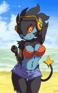 Rating: Safe Score: 0 Tags: anthro anthrofied armpit_hair beach bikini body_hair breasts clothed clothing e621 felid female generation_4_pokemon looking_at_viewer luxray mammal nintendo outside pokemon pokemon_(species) pokemorph poopysocks9 sand seaside skimpy sky solo swimwear two-piece_swimsuit water User: bunchy7s