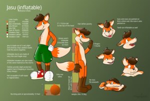 Rating: Safe Score: 0 Tags: 2010 animate_inanimate anthro brown_hair canid canine clothing color_swatch e621 english_text fox gesture green_eyes hair inflatable living_inflatable looking_at_viewer male mammal model_sheet nozzle rawr_(artist) short_hair side_view solo tail text tongue waving User: bunchy7s