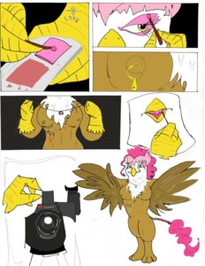 Rating: Explicit Score: 0 Tags: 2012 anthro anthrofied applying_makeup avian beak beakstick blood bodily_fluids breasts brown_body brown_feathers camera comic cosplay e621 eyeliner feathered_wings feathers female friendship_is_magic furgonomics gilda_(mlp) gore gryphon hasbro knife lipstick makeup my_little_pony mythological_avian mythological_creature mythology nipples non-mammal_breasts non-mammal_nipples nude parody personal_grooming piercing pink_lipstick pinkie_pie_(mlp) pose simple_background solo tail tattoo terror tongue unknown_artist what white_background white_body white_feathers wings User: bunchy7s