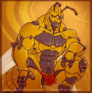 Rating: Questionable Score: 0 Tags: abs antennae_(anatomy) anthro arthropod arthropod_abdomen biceps big_muscles biped black_body black_eyes black_skin bulge claws clothed clothing diarmaidhutchence e621 hymenopteran insect insect_wings ivan_(diarmaidhutchence) looking_at_viewer male muscular muscular_anthro muscular_male neodokuro pecs pose red_clothing red_swimwear solo speedo standing swimwear topless wasp wings yellow_body yellow_skin User: bunchy7s