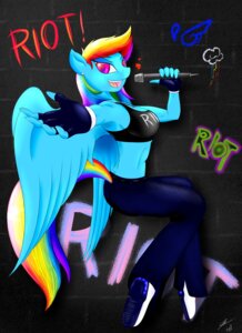 Rating: Safe Score: 0 Tags: 2014 absurd_res anthro anthrofied biped blue_body blue_feathers blue_fur blueondrive bottomwear breasts clothing denim denim_bottomwear denim_clothing e621 electronics equid equine feathered_wings feathers female fingerless_gloves footwear friendship_is_magic fur gloves graffiti hair handwear hasbro heart_symbol hi_res jeans looking_at_viewer mammal microphone midriff multicolored_hair my_little_pony mythological_creature mythological_equine mythology navel pants pegasus piercing purple_eyes rainbow_dash_(mlp) rainbow_hair shirt shoes solo star tank_top topwear wings User: bunchy7s