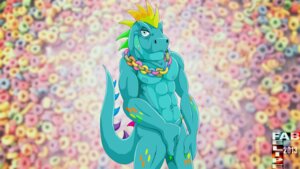 Rating: Questionable Score: 0 Tags: 2013 abs anthro biceps big_muscles blue_eyes dewlap_(anatomy) e621 fabfelipe froot_loops gular_flap iguana iguanid jewelry kellogg's lizard looking_at_viewer male mohawk muscular muscular_anthro muscular_male necklace nude pecs pose reptile scalie solo sub-tympanic_shield tail User: bunchy7s