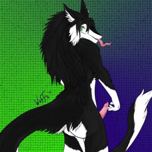 Rating: Explicit Score: 0 Tags: 1:1 butt e621 english_text erection genitals hi_res looking_back male mammal nude penis sergal solo tail text tongue tongue_out wuffs wuffypie zoki User: bunchy7s