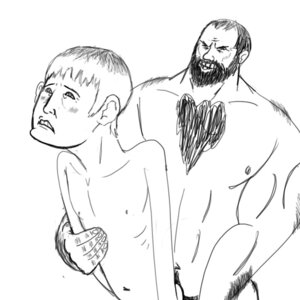Rating: Explicit Score: 0 Tags: a_song_of_ice_and_fire forced_yaoi game_of_thrones gregor_clegane joffrey_baratheon male male_only monochrome multiple_males rape rule34 yaoi User: bunchy7s