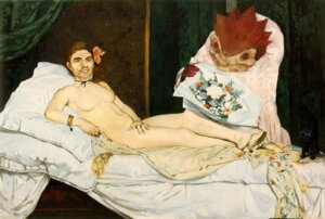 Rating: Questionable Score: 0 Tags: 1863 19th_century alien ancient_art anthro bioware commander_shepard duo e621 edouard_manet electronic_arts female flower garrus_vakarian human inspired_by_formal_art krogan male mammal mass_effect nude olympia_(edouard_manet) parody plant third-party_edit traditional_media_(artwork) turian urdnot_wrex what what_has_science_done User: bunchy7s