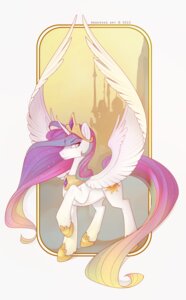 Rating: Safe Score: 0 Tags: absurd_res antiander e621 equid equine feathered_wings feathers female feral friendship_is_magic hasbro hi_res horn mammal my_little_pony mythological_creature mythological_equine mythology princess princess_celestia_(mlp) quadruped royalty solo tail white_body white_feathers winged_unicorn wings User: bunchy7s