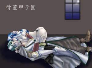 Rating: Explicit Score: 0 Tags: aozora_kyuuji arm_around_shoulders armor armored_boots ass blue_eyes blue_hair blush boots breasts cape cheek_kiss closed_eyes crescent_moon elbow_gloves female fingerless_gloves fire_emblem fire_emblem:_the_blazing_blade forearm_armor gloves greaves hand_on_another's_head hand_on_another's_leg hand_on_head hand_on_leg hand_under_clothes isadora_(fire_emblem) japanese_text kissing lying male moon nipples on_back open_robe renault_(fire_emblem) robe rule34 straddle straight teal_hair thighhighs thong topless window User: bunchy7s