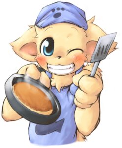 Rating: Safe Score: 0 Tags: 2009 anthro apron black_nose blue_apron blue_clothing blue_eyes blue_hat blue_headwear blush clothed clothing cooking cookware domestic_cat e621 felid feline felis food frying_pan fur grin happy hat headgear headwear holding_object holding_tool holding_utensil kemono kitchen_spatula kitchen_utensils looking_at_viewer male mammal nekouri one_eye_closed pancake simple_background smile solo spatula teeth tools white_background wink User: bunchy7s