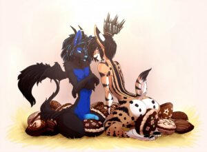 Rating: Explicit Score: 0 Tags: anthro black_body black_fur blue_body blue_fur blue_penis candy canid canine caninelove chocolate demon dessert digital_media_(artwork) duo e621 erection femboy food fur genitals horn humanoid_genitalia humanoid_penis kneeling looking_at_viewer looking_back male mammal membrane_(anatomy) membranous_wings nude penis pillow presenting reverie_(dreamsinscareden) shaded spots tongue tongue_out wings User: bunchy7s