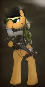 Rating: Safe Score: 0 Tags: absurd_res accessory applejack_(mlp) backpack binoculars blood_bag bottomless bulletproof_vest clothed clothing dayz e621 earth_pony equid equine female friendship_is_magic gear green_eyes gun hair hair_accessory hairband hasbro hat headgear headwear hi_res holding_gun holding_object holding_ranged_weapon holding_weapon horse intravenous_bag knife mammal my_little_pony pony ppdraw ranged_weapon shirt short_hair shotgun solo standing topwear weapon weaver_rail User: bunchy7s