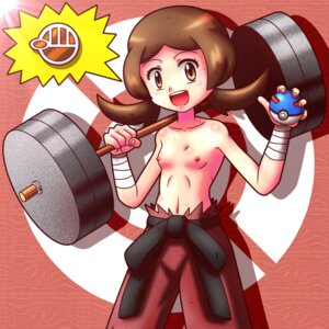 Rating: Questionable Score: 0 Tags: badge bandage barbell beige_skin black_belt breasts brown_eyes brown_hair casual_topless chuck_(pokemon)_(cosplay) clothes color cosplay female female_only front_view great_ball gym_badge_(pokemon) gym_leader_(cosplay) hair holding holding_poke_ball human looking_at_viewer lyra_(pokemon) nipples open_eyes open_mouth pants poke_ball pokemon pokemon_hgss rorretsim rule34 small_breasts solo standing storm_badge topless topless_female weights User: bunchy7s