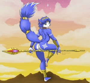 Rating: Questionable Score: 0 Tags: accessory anklet anthro blue_body blue_fur blue_hair bracelet butt canid canine choker derivative dr_comet e621 female fox fur furgonomics hair hair_accessory hairband hi_res jewelry krystal_(star_fox) looking_at_viewer looking_back mammal markings melee_weapon nawa-ryuu necklace nintendo nude polearm raised_tail short_hair solo staff star_fox tail tail_accessory tailband tribal tribal_markings weapon white_body white_fur User: bunchy7s