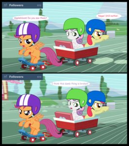 Rating: Safe Score: 0 Tags: accessory apple_bloom_(mlp) armor binoculars black_border border bow_(feature) bow_accessory bow_ribbon comic computer cutie_mark_crusaders_(mlp) e621 earth_pony electronics english_text equid equine feathered_wings feathers female feral friendship_is_magic group hair_accessory hair_bow hair_ribbon hasbro headgear helmet hi_res horn horse jananimations laptop mammal my_little_pony mythological_creature mythological_equine mythology orange_body orange_feathers pegasus pony ribbons scootaloo_(mlp) scooter sweetie_belle_(mlp) text tumblr unicorn vehicle wagon wings young User: bunchy7s Rating: Safe Score: 0 Tags: accessory apple_bloom_(mlp) armor binoculars black_border border bow_(feature) bow_accessory bow_ribbon comic computer cutie_mark_crusaders_(mlp) e621 earth_pony electronics english_text equid equine feathered_wings feathers female feral friendship_is_magic group hair_accessory hair_bow hair_ribbon hasbro headgear helmet hi_res horn horse jananimations laptop mammal my_little_pony mythological_creature mythological_equine mythology orange_body orange_feathers pegasus pony ribbons scootaloo_(mlp) scooter sweetie_belle_(mlp) text tumblr unicorn vehicle wagon wings young User: bunchy7s