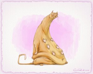 Rating: Questionable Score: 0 Tags: 2009 2010 aaron_quist abstract_background breasts brown_body brown_fur domestic_cat e621 felid feline felis female feral fur gradient_background half-closed_eyes mammal multi_breast multi_nipple narrowed_eyes nipples obese obese_female obese_feral overweight overweight_female overweight_feral pink_background simple_background sitting solo teeth whiskers User: bunchy7s