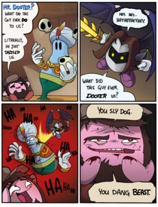 Rating: Questionable Score: 0 Tags: alien arin_hanson awesome_face bat_wings beard black_eyes blood bodily_fluids bone border brown_eyes brown_hair clothing comic crying death dialogue duo e621 english_text facial_hair flying galaxia_(sword) game_grumps hair hat headgear headwear heart_symbol hi_res jon_jafari jontron killing kirby kirby_(series) laugh male mask melee_weapon membrane_(anatomy) membranous_wings meme meta_knight multiple_scenes nintendo open_mouth parody quadforcefive seven-branched_sword simple_background skull smile solo sword tears text unknown_species weapon what white_border wings yellow_eyes User: bunchy7s