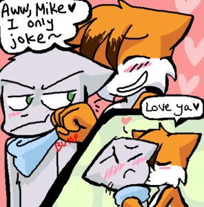 Rating: Safe Score: 0 Tags: anthro bittersweet_candy_bowl blush comic daww dialogue domestic_cat duo e621 english_text felid feline felis heart_symbol kiss_on_cheek kissing korat_cat low_res male male/male mammal mike_(bcb) one_eye_closed paulo_(bcb) somali_cat taeshi_(artist) text toony User: bunchy7s Rating: Safe Score: 0 Tags: anthro bittersweet_candy_bowl blush comic daww dialogue domestic_cat duo e621 english_text felid feline felis heart_symbol kiss_on_cheek kissing korat_cat low_res male male/male mammal mike_(bcb) one_eye_closed paulo_(bcb) somali_cat taeshi_(artist) text toony User: bunchy7s