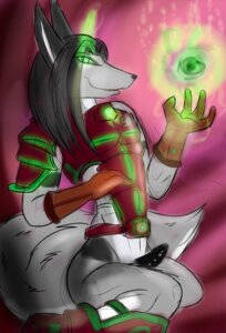 Rating: Explicit Score: 0 Tags: anthro armor canid canine digital_media_(artwork) e621 erection femboy fox genital_piercing genitals glowing hi_res magic makarimorph male mammal penis penis_piercing piercing sketch solo User: bunchy7s