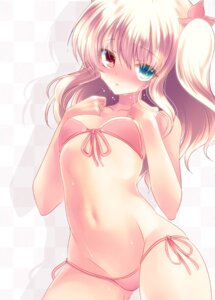 Rating: Questionable Score: 0 Tags: accessory bikini blue_eyes blush checkered checkered_background clothed clothing e621 female front-tie_bikini front-tie_clothing front-tie_swimwear hair_accessory hair_ribbon head_tilt heterochromia human looking_at_viewer mammal navel no._108 not_furry open_mouth pattern_background red_eyes ribbons shadow side-tie_bikini side-tie_clothing side-tie_swimwear simple_background skimpy solo string_bikini swimwear tight_clothing two-piece_swimsuit water wet User: bunchy7s