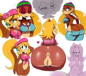 Rating: Explicit Score: 0 Tags: afro alternative_fashion amekaji anime_style anthro anus ape beret big_breasts big_butt blue_eyes blush bodily_fluids breast_envy breasts butt butt_cleavage candy_kong cleavage clothed clothing crocodilian cross-popping_vein digital_media_(artwork) dixie_kong donkey_kong_(series) duo e621 ear_piercing ear_ring eyes_closed female ganguro_(fashion) genitals green_eyes gyaru haplorhine hat headgear headwear heart_symbol hi_res hoop_ear_ring j-fashion kalypso kong kremling looking_at_viewer mammal monkey nintendo piercing presenting presenting_hindquarters primate reptile ring_piercing scalie simple_background solo sssonic2 sweat tailless tiny_kong vulva white_background wide_hips User: bunchy7s