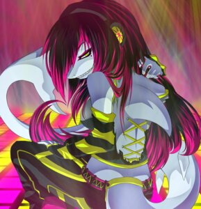Rating: Safe Score: 0 Tags: alternative_fashion anthro aquatic black_hair bottomwear breasts clothed clothing corset_piercing cyberpop dorsal_fin e621 electronics female fin fish hair headphones j-fashion lapfox_trax light_from_below looking_at_viewer mayhem_(renard) non-mammal_breasts pants piercing scene_(fashion) shark sharp_teeth side_boob solo spicytale surface_piercing tail teeth topwear torn_clothing torn_topwear User: bunchy7s