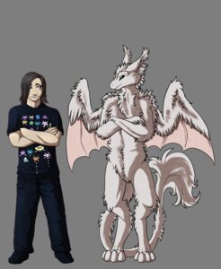 Rating: Safe Score: 0 Tags: 2014 alpha_channel anthro black_clothing black_shirt black_t-shirt black_topwear blue_eyes clothed clothing crossed_arms dragon duo e621 eye_contact facial_hair fluffy front_view full-length_portrait fur furred_dragon furred_scalie hair hi_res human leucistic long_hair looking_at_another male mammal membrane_(anatomy) membranous_wings mythological_creature mythological_scalie mythology portrait print_clothing print_shirt print_t-shirt print_topwear rakir rakky reptile scalie shirt shorty-antics-27 simple_background smile smirk space_invaders square_enix standing t-shirt tail taito topwear transparent_background tuft white_body white_fur wings zakdarak User: bunchy7s