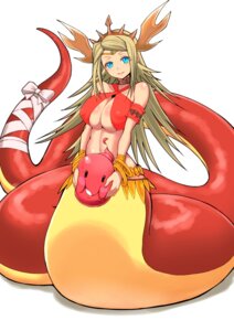 Rating: Safe Score: 0 Tags: accessory apode armband belt big_breasts blonde_hair blue_eyes bracelet breast_squish breasts circlet cleavage clothed clothing crown draconcopode duo e621 echidna_(puzzle_and_dragons) female flamie_(puzzle_and_dragons) furgonomics goo_creature hair headgear hi_res jewelry lamia legless long_hair looking_at_viewer midriff monster_girl_(genre) navel non-mammal_breasts puzzle_and_dragons reptile ribbons scalie serpentine shadow simple_background snake split_form squish sueyuu tail tail_accessory tail_ribbon under_boob white_background User: bunchy7s