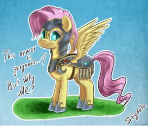 Rating: Safe Score: 0 Tags: 2013 armor blue_background e621 english_text equid equine feathered_wings feathers female feral fluttershy_(mlp) friendship_is_magic fur grass green_eyes hair hasbro headgear helmet hi_res long_hair mammal my_little_pony mythological_creature mythological_equine mythology open_mouth pegasus pink_hair plant shydale simple_background solo teeth text wings yellow_body yellow_feathers yellow_fur User: bunchy7s