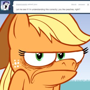 Rating: Safe Score: 0 Tags: 1:1 applejack_(mlp) ask_blog ask_jappleack asking blonde_hair clothing cowboy_hat e621 earth_pony english_text equid equine eyelashes female feral freckles friendship_is_magic frown green_eyes hair hasbro hat headgear headwear horse hotdiggedydemon long_hair mammal my_little_pony pony solo text toony tumblr user_message username User: bunchy7s
