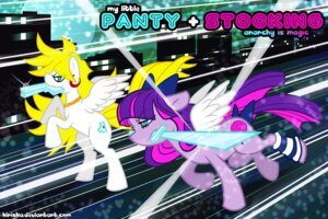 Rating: Questionable Score: 0 Tags: 2011 3:2 accessory adobe_photoshop_(artwork) alternative_fashion blonde_hair blue_eyes bow_(feature) bow_accessory bow_ribbon building clothing cutie_mark digital_media_(artwork) duo e621 ear_piercing equid equine feathered_wings feathers female feral furgonomics gun gyaru hair hair_accessory hair_bow hair_ribbon hasbro j-fashion kiriska legwear mammal melee_weapon mouth_hold multicolored_hair my_little_pony mythological_creature mythological_equine mythology panty_anarchy panty_and_stocking_with_garterbelt pegasus piercing pink_hair ponification purple_hair ranged_weapon ribbons sibling_(lore) sister_(lore) sisters_(lore) stocking_anarchy stockings sword tail tail_accessory tail_bow tail_ribbon twins_(lore) two_tone_hair weapon white_body white_feathers wings y2k_(graphic_design) User: bunchy7s