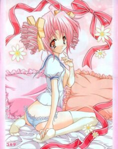 Rating: Explicit Score: 0 Tags: bed breasts female flower nipples open_clothes open_shirt oppai orange_eyes panties pillow pink_hair ribbon rule34 shirt sideboob thighhighs User: bunchy7s