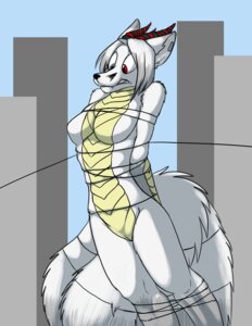 Rating: Explicit Score: 0 Tags: anthro bdsm biped black_nose blue_eyes bondage bound breasts canid canine colored dragon e621 female female_anthro fluffy fluffy_tail fox foxenawolf fur furred_dragon furred_scalie genitals hair heterochromia horn hybrid macro macro_anthro macro_female mammal multi_tail mythological_creature mythological_scalie mythology nude red_eyes scalie skyican solo submissive submissive_female tail tail_bondage tail_tied vulva white_body white_fur white_hair User: bunchy7s