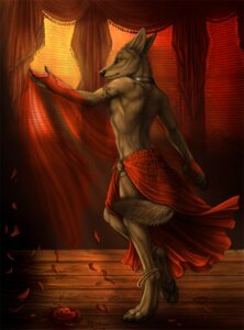 Rating: Safe Score: 0 Tags: 4_toes amon_(rukis) anklet anthro armlet barefoot biped bottomwear brown_body brown_fur canid canine canis claws clothed clothing collar dancing detailed e621 ear_piercing feet flower fur inside jackal jewelry male mammal metal_collar on_one_leg petals piercing plant rose_(flower) rukis side_view skirt solo standing tail toes topless window User: bunchy7s