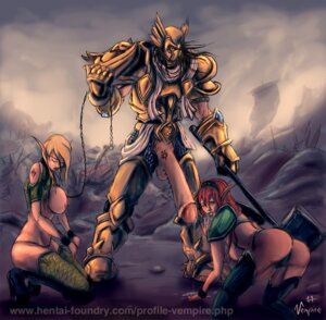 Rating: Explicit Score: 0 Tags: 2011 all_fours blizzard_entertainment blood_elf bondage bound cum cum_in_mouth elf female human_paladin kneeling nipples red_hair rule34 tatsunoshinn vempire warcraft world_of_warcraft User: bunchy7s