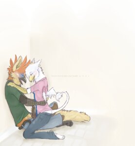 Rating: Explicit Score: 0 Tags: 2010 against_wall anthro avian blush canine_penis closed_eyes clothed cuddle erection female gryphon handjob hoot knot male masturbation mythological_avian mythological_creature mythology penis rule34 sex straight wings User: bunchy7s