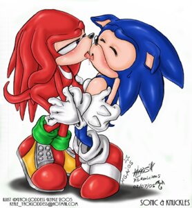 Rating: Explicit Score: 0 Tags: 2005 anthro big_eyes big_head blue_body blue_fur duo e621 echidna eulipotyphlan french_kissing fur hedgehog kissing knuckles_the_echidna male male/male mammal monotreme sega simple_background sonic_the_hedgehog sonic_the_hedgehog_(series) tail tongue toony unknown_artist white_background User: bunchy7s
