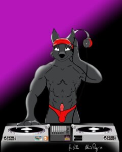 Rating: Explicit Score: 0 Tags: 2008 4:5 anthro black_body black_fur black_penis canid canine canis clothing disc_jockey e621 electronics erection fur genitals headgear headkerchief headphones headwear hi_res kerchief looking_at_viewer lupine_assassin male mammal mr_happy music penis record_player red_kerchief solo turntable_(decks) wolf User: bunchy7s