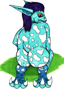 Rating: Questionable Score: 0 Tags: claws e621 feet female gremlin hindpaw looking_at_viewer monster paws scales scalie solo unknown_artist User: bunchy7s